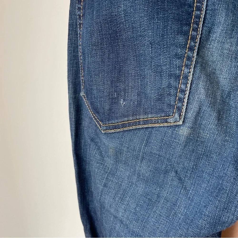 Free People Mid Rise Blue Wash Ankle Skinny Jeans Style # 8174 Size 26